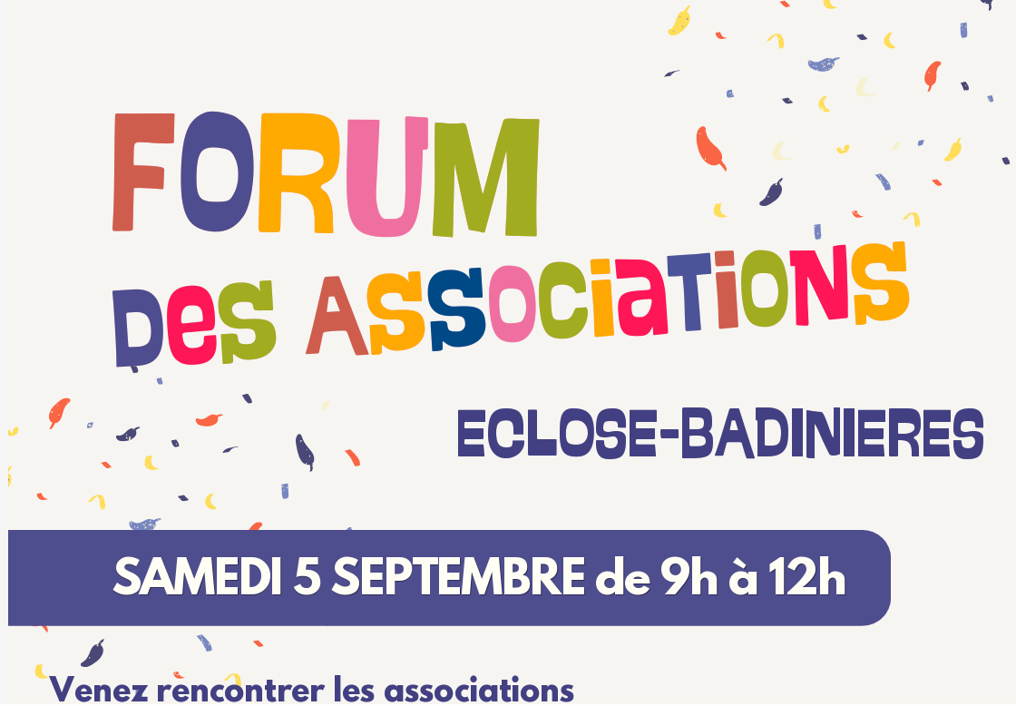 Forum des associations Eclose Badinières